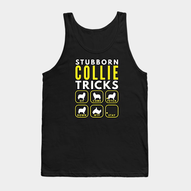 Stubborn Collie Spaniel Tricks - Dog Training Tank Top by DoggyStyles